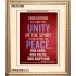 UNITY OF THE SPIRIT   Acrylic Glass Frame Scripture Art   (GWCOV3995)   "18x23"