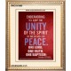 UNITY OF THE SPIRIT   Acrylic Glass Frame Scripture Art   (GWCOV3995)   