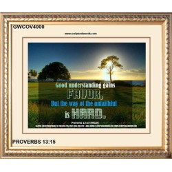 UNFAITHFULNESS   Framed Restroom Wall Decoration   (GWCOV4000)   "23X18"