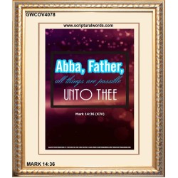 ABBA FATHER   Framed Children Room Wall Decoration   (GWCOV4078)   