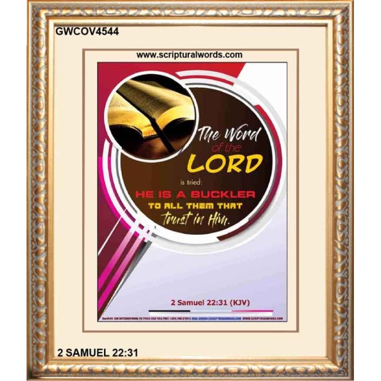 THE WORD OF THE LORD   Framed Hallway Wall Decoration   (GWCOV4544)   