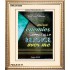 WRONGFULLY REJOICE OVER ME   Acrylic Glass Frame Scripture Art   (GWCOV4555)   "18x23"