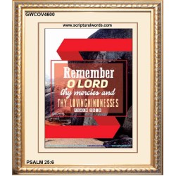 THY MERCIES AND THY LOVINGKINDNESSES   Bible Verse Frame for Home Online   (GWCOV4600)   