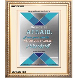 VERY GREAT REWARD   Encouraging Bible Verses Framed   (GWCOV4627)   "18x23"