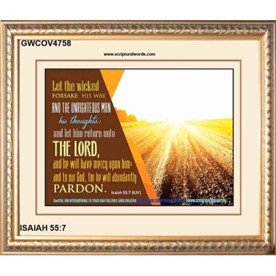 WICKEDNESS   Contemporary Christian Wall Art   (GWCOV4758)   