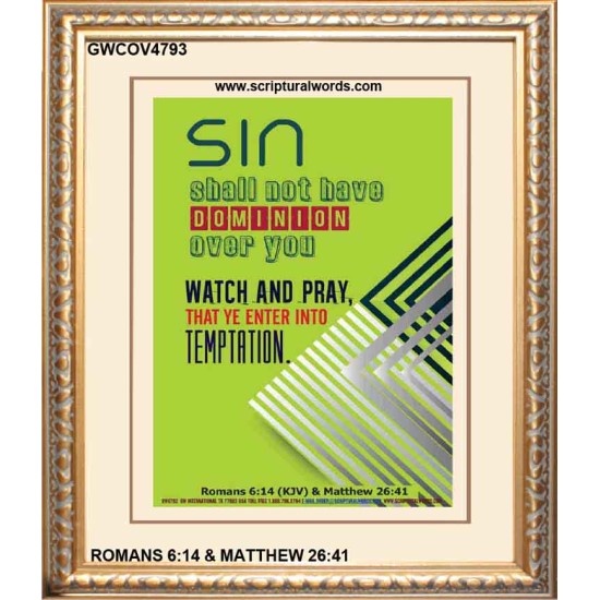 WATCH AND PRAY   Printable Bible Verses to Framed   (GWCOV4793)   