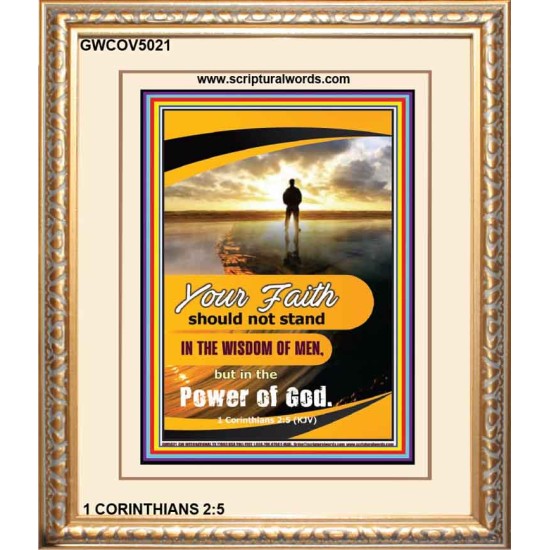 YOUR FAITH   Encouraging Bible Verses Framed   (GWCOV5021)   