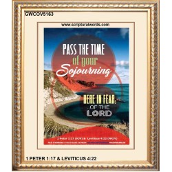 TIME OF YOUR SOJOURNING   Printable Bible Verses to Frame   (GWCOV5163)   