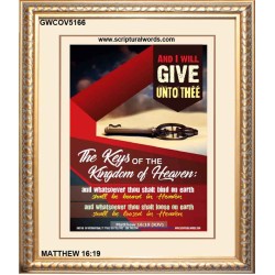 WHATSOEVER THOU SHALT BIND ON EARTH   Printable Bible Verses to Framed   (GWCOV5166)   "18x23"