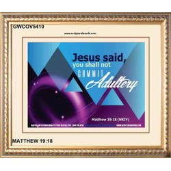 ADULTERY   Scripture Art Wooden Frame   (GWCOV5410)   
