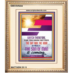 WATCH THEREFORE   Christian Framed Wall Art   (GWCOV5434)   "18x23"