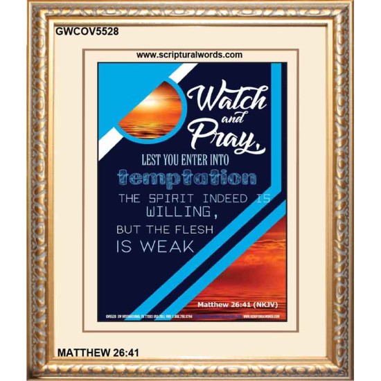 WATCH AND PRAY   Contemporary Christian Poster   (GWCOV5528)   