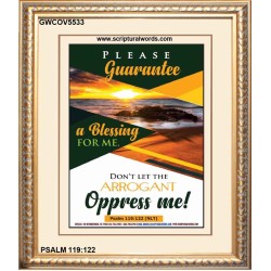 A BLESSING FOR ME   Scripture Art Prints   (GWCOV5533)   "18x23"