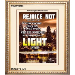 A LIGHT   Scripture Art Acrylic Glass Frame   (GWCOV6385)   