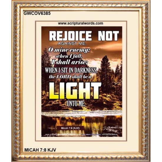 A LIGHT   Scripture Art Acrylic Glass Frame   (GWCOV6385)   