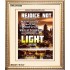 A LIGHT   Scripture Art Acrylic Glass Frame   (GWCOV6385)   "18x23"