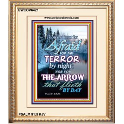 THE TERROR BY NIGHT   Printable Bible Verse to Framed   (GWCOV6421)   
