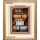 WHO IS GOING TO HARM YOU   Frame Bible Verse   (GWCOV6478)   