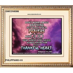 A THANKFUL HEART   Christian Paintings   (GWCOV6586)   