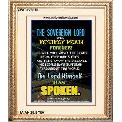 THE SOVEREIGN LORD   Framed Office Wall Decoration   (GWCOV6615)   