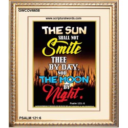 THE SUN SHALL NOT SMITE THEE   Contemporary Christian Art Acrylic Glass Frame   (GWCOV6658)   