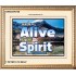 ALIVE BY THE SPIRIT   Framed Guest Room Wall Decoration   (GWCOV6736)   "23X18"