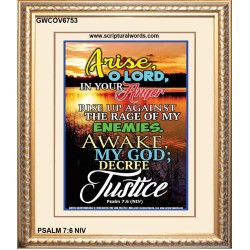 ARISE O LORD   Scripture Wood Frame    (GWCOV6753)   