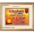 WISDOM   Framed Bible Verse   (GWCOV6782)   "23X18"