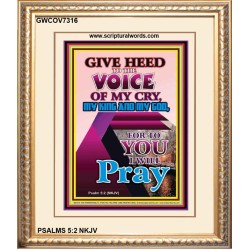 TO YOU O GOD I WILL PRAY   Bible Verse Wall Art   (GWCOV7316)   