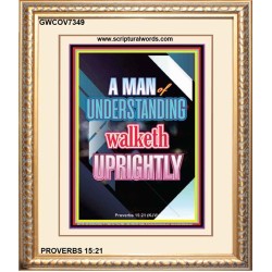A MAN OF UNDERSTANDING   Scriptural Portrait Acrylic Glass Frame   (GWCOV7349)   