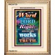 WORD OF THE LORD   Contemporary Christian poster   (GWCOV7370)   