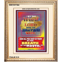 WORD OF THE LORD   Framed Hallway Wall Decoration   (GWCOV7384)   
