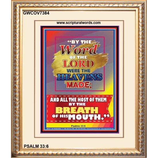 WORD OF THE LORD   Framed Hallway Wall Decoration   (GWCOV7384)   