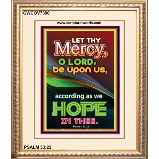 THY MERCY    Inspirational Wall Art Poster   (GWCOV7390)   