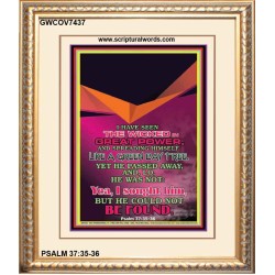 THE WICKED    Frame Bible Verse Online   (GWCOV7437)   