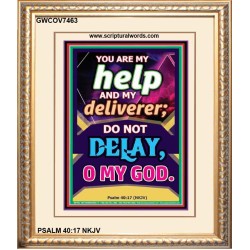 YOU ARE MY HELP   Frame Scriptures Dcor   (GWCOV7463)   "18x23"