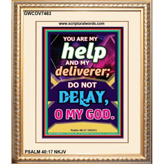 YOU ARE MY HELP   Frame Scriptures Dcor   (GWCOV7463)   