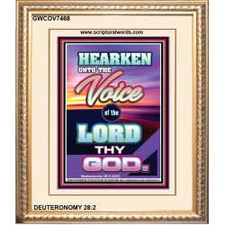 THE VOICE OF THE LORD   Christian Framed Wall Art   (GWCOV7468)   