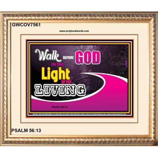 WALK BEFORE GOD   Art & Dcor Framed   (GWCOV7561)   