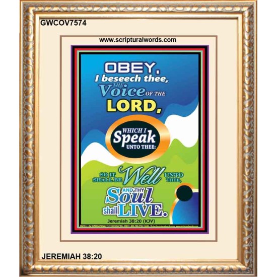THE VOICE OF THE LORD   Contemporary Christian Poster   (GWCOV7574)   