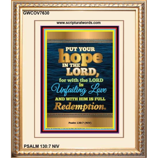 UNFAILING LOVE   Bible Scriptures on Love frame   (GWCOV7630)   