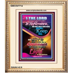 A LIGHT OF THE GENTILES   Framed Bible Verses   (GWCOV7714)   "18x23"