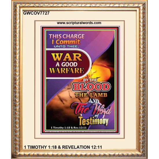 THE WORD OF OUR TESTIMONY   Bible Verse Framed for Home   (GWCOV7727)   