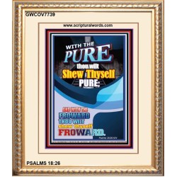THE PURE   Frame Bible Verse Online   (GWCOV7739)   
