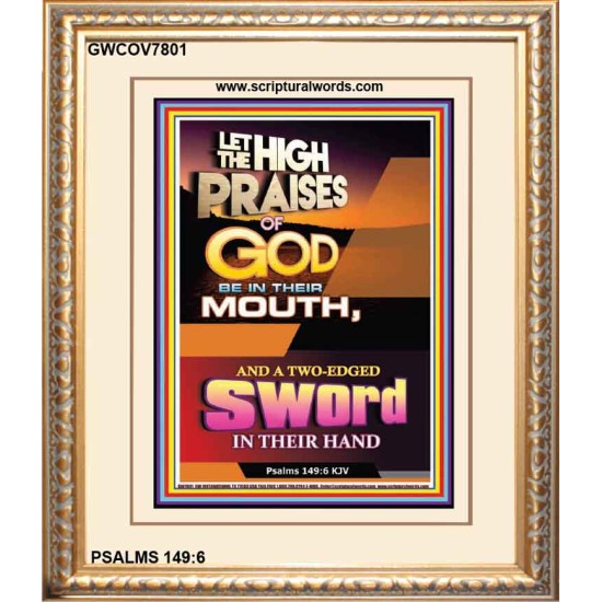 A TWO EDGED SWORD   Modern Christian Wall Dcor Frame   (GWCOV7801)   