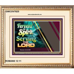 SERVE THE LORD   Christian Quotes Framed   (GWCOV7825)   