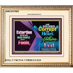 ABSTAIN FROM ALL APPEARANCE OF EVIL Bible Verses to Encourage  frame   (GWCOV7862)   "23X18"