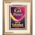 YOU SHALL EAT IN PLENTY   Inspirational Bible Verse Framed   (GWCOV8030)   "18x23"