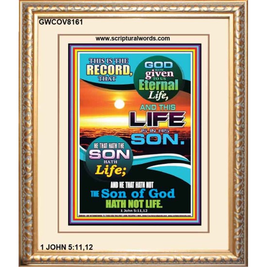THE SON OF GOD   Christian Artwork Acrylic Glass Frame   (GWCOV8161)   
