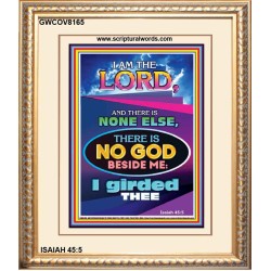 THERE IS NO GOD BESIDE ME   Biblical Art Acrylic Glass Frame    (GWCOV8165)   